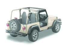 Load image into Gallery viewer, Bestop Upper Fabric Doors (Black Diamond) 51790-35 fits 1997-2006 Jeep Wrangler TJ