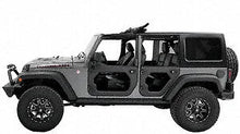 Load image into Gallery viewer, Bestop Upper Fabric Doors (Front Upper Doors, Black Twill) 51732-17 fits 2007-2017 Jeep Wrangler JK - Installation View