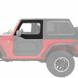 Load image into Gallery viewer, Bestop Upper Fabric Doors (Front Upper Doors, Black Twill) 51732-17 fits 2007-2017 Jeep Wrangler JK - Additional View 7