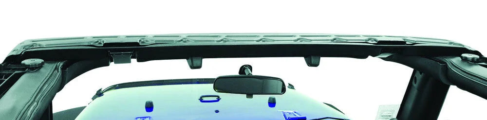 Bestop Windshield Header Assembly - (Factory Style Replacement) 55013-01 fits 2007-2017 Jeep Wrangler JK