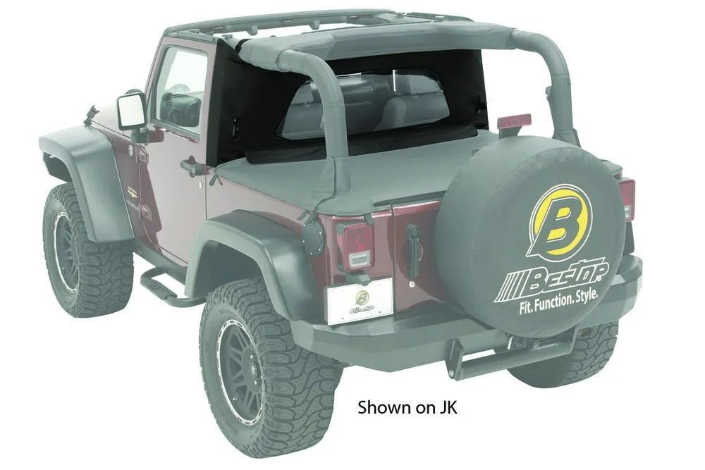 Bestop Wrap-Around Windjammer - (Black Diamond) 80035-35 fits 2003-2006 Jeep Wrangler TJ