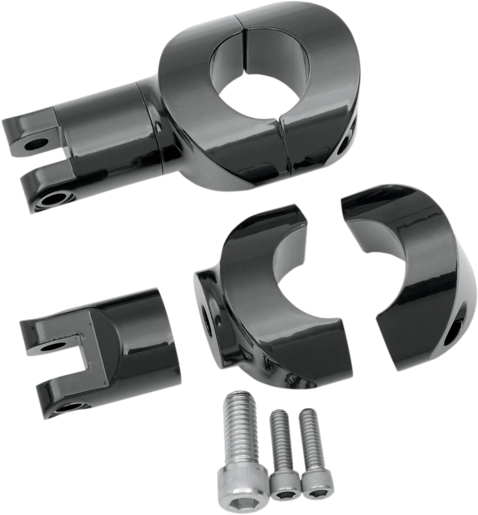 Big Buffalo Footpeg Mount - Black DragSpecialties 16200673 - Main Product View