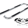 Load image into Gallery viewer, Big Country 3" Round Classic Side Bars - Complete Kit with Brackets - Chrome 370203 - Back View