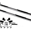 Load image into Gallery viewer, Big Country 3" Round Classic Side Bars - Complete Kit with Brackets - Chrome 370453 - Side View