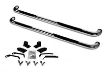 Load image into Gallery viewer, Big Country 3" Round Classic Side Bars - Complete Kit with Brackets - Chrome 370453 - Side View