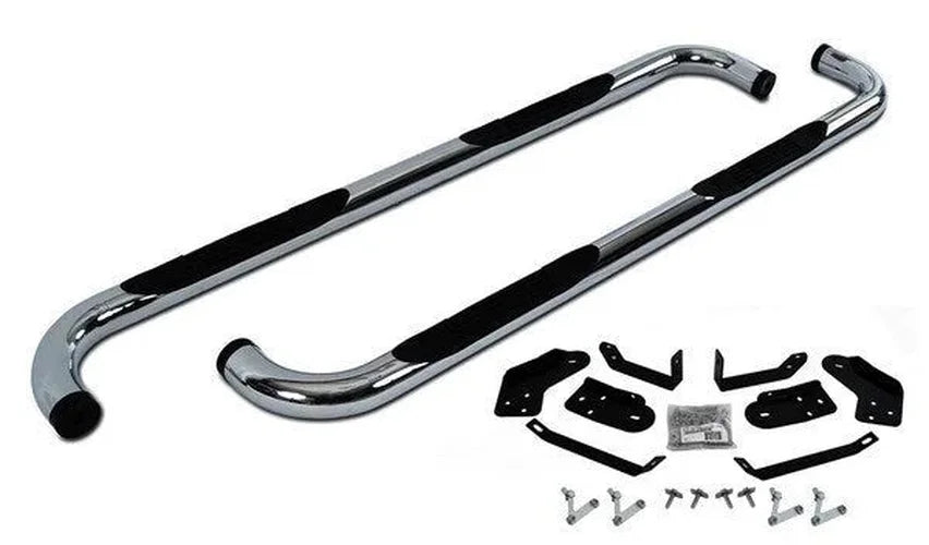 Big Country 3" Round Classic Side Bars - Back View