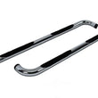 Load image into Gallery viewer, Big Country 3" Round Classic Side Bars - Complete Kit with Brackets - Stainless Steel Finish 371234 - Side View