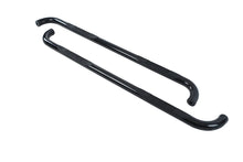 Load image into Gallery viewer, Big Country 3" Round Classic Side Steps - Complete Kit with Brackets - Black, Semi-Gloss 372011 - Main Product View