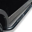 Load image into Gallery viewer, Big Country 3" Round Classic Side Steps - Complete Kit with Brackets - Black, Semi-Gloss 372011 - Side View