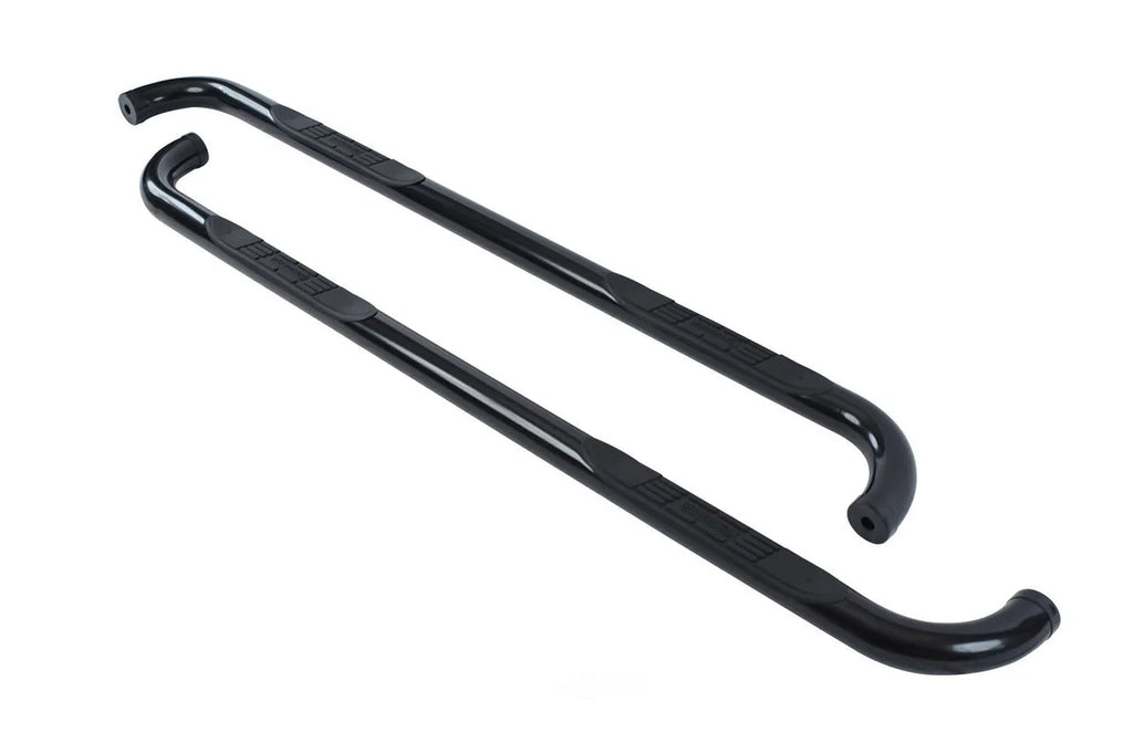 Big Country 3" Round Classic Side Steps - Complete Kit with Brackets - Black, Semi-Gloss fits 2013 Ford Escape - Side View