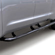 Load image into Gallery viewer, Big Country 3" Round Wheel-to-Wheel Side Steps -Complete Kit with Brackets-Black, Semi-Gloss 373971 - Main Product View