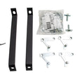 Load image into Gallery viewer, Big Country 3" Round Wheel-to-Wheel Side Steps -Complete Kit with Brackets-Black, Semi-Gloss 373991 - Side View