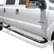 Load image into Gallery viewer, Big Country 3" Round Wheel-to-Wheel Side Steps - Complete Kit with Brackets - Black, Semi-Gloss 373021 fits 2007 Chevrolet Silverado 1500 / 2007 GMC Sierra 1500