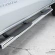 Load image into Gallery viewer, Big Country 4" Fusion Side Steps - Complete Kit with Brackets - Stainless Steel Finish 104030806 - Installation View