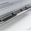 Load image into Gallery viewer, Big Country 4" Fusion Side Steps - Complete Kit with Brackets - Stainless Steel Finish 104101876 - Back View