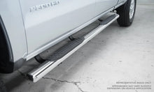 Load image into Gallery viewer, Big Country 4" Fusion Side Steps - Complete Kit with Brackets - Stainless Steel Finish 104224806 - Installation View