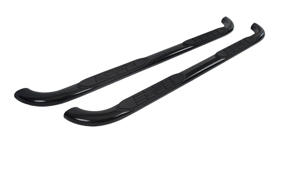 Big Country 4" Oval Classic Side Steps - Complete Kit with Brackets - Black, Semi-gloss 371769 - Main Product View