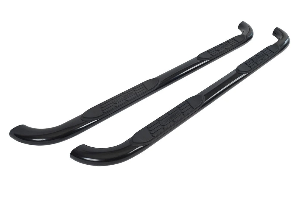 Big Country 4" Oval Classic Side Steps - Complete Kit with Brackets - Black, Semi-gloss 372019 - Main Product View