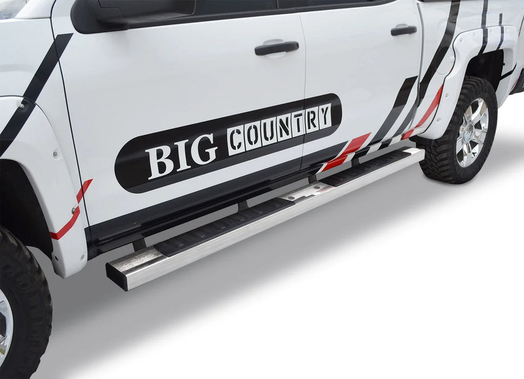 Big Country 6" Widesider II Side Steps - Complete Kit with Brackets 3962269526 - Main Product View