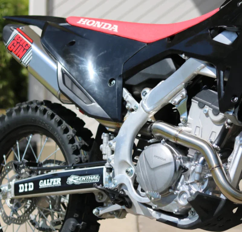 Big Gun 22-23 Honda CRF 250R EXO Aluminum Full System Exhaust - Side View