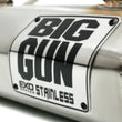 Load image into Gallery viewer, Big Gun EXO Stainless Muffler Badge Kit