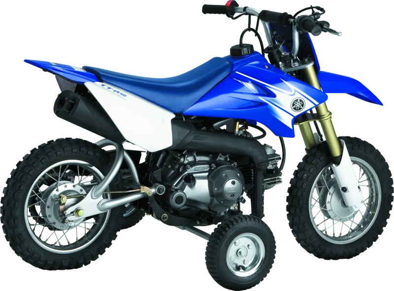 BikeMaster 06-22 Yamaha TT-R50 Training Wheels - Side View