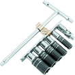 Load image into Gallery viewer, BikeMaster 1/4in Drive T-Handle Wrench Set - Metric 6-pt Sockets (8mm/10mm/12mm/13mm/14mm)