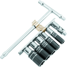 Load image into Gallery viewer, BikeMaster 1/4in Drive T-Handle Wrench Set - Metric 6-pt Sockets (8mm/10mm/12mm/13mm/14mm)