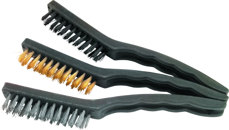 BikeMaster 3-pc Nylon/Wire Brush Set