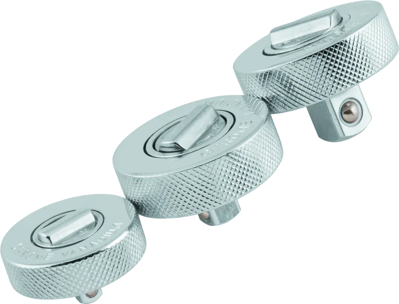BikeMaster 3-pc Palm Rachet Set - 1/4in Drive / 3/8in Drive / 1/2in Drives