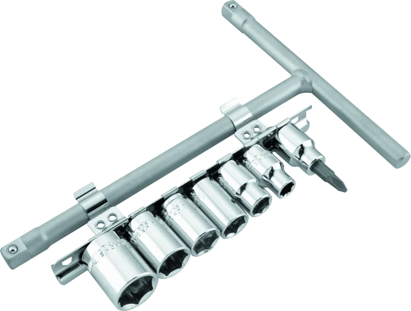 BikeMaster 3/8in Drive T-handle Set (8mm/10mm/12mm/13mm/14mm/17mm/#2 Phillips)