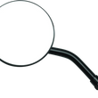 Load image into Gallery viewer, BikeMaster 3in Adjustable Round Mirror 10mm - Each - Black - Side View