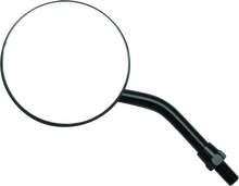 Load image into Gallery viewer, BikeMaster 3in Adjustable Round Mirror 10mm - Each - Black - Side View