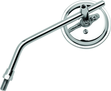 Load image into Gallery viewer, BikeMaster 3in Adjustable Round Mirror 10mm - Each - Chrome - Main Product View