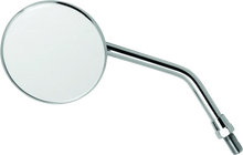 Load image into Gallery viewer, BikeMaster 3in Adjustable Round Mirror 10mm - Each - Chrome - Side View