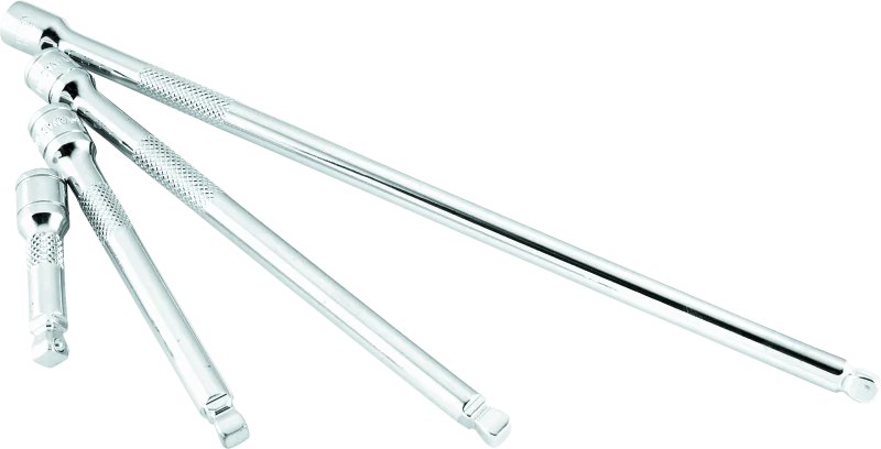 BikeMaster 4-pc 1/4in Wobble Extension Bar Set