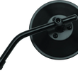 Load image into Gallery viewer, BikeMaster 4in Adjustable Round Mirror 10mm - Each - Black - Main Product View