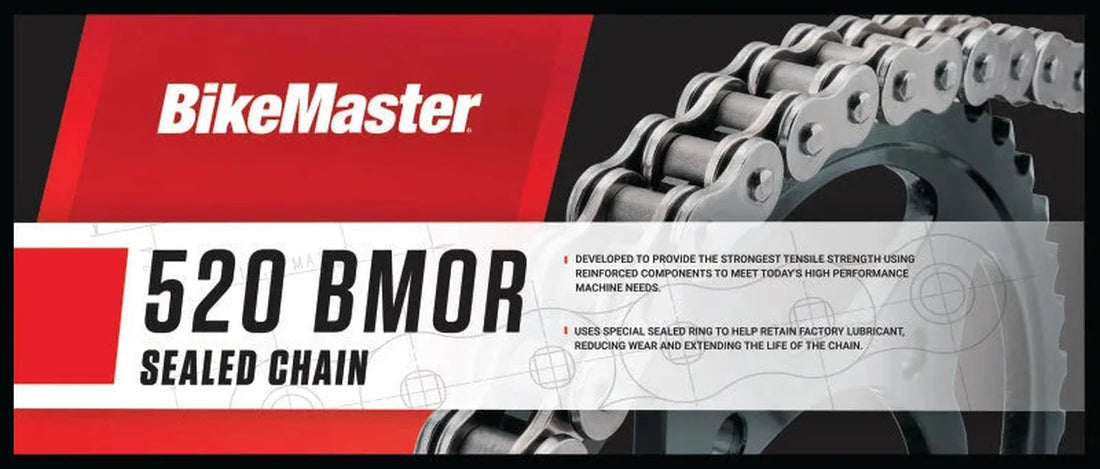BikeMaster 520x82 BMOR O-Ring Chain - Side View