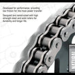 Load image into Gallery viewer, BikeMaster 520x82 Chain - Side View