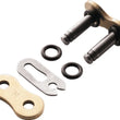 Load image into Gallery viewer, BikeMaster 525 BMOR O-Ring Clip Link - Gold