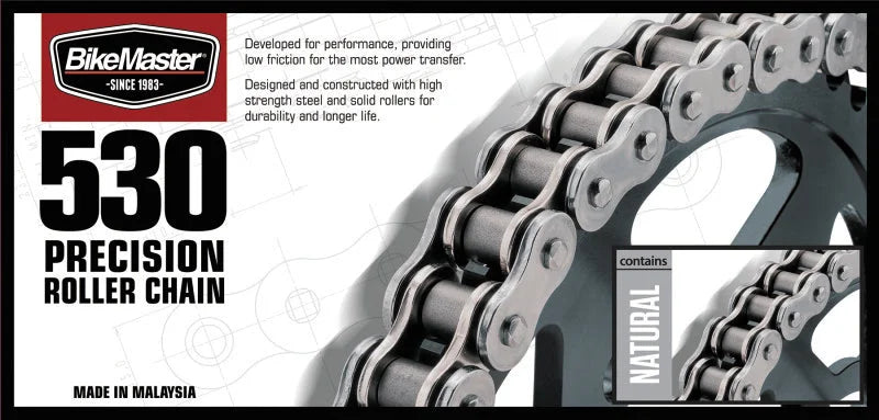 BikeMaster 530x100 Chain - Side View