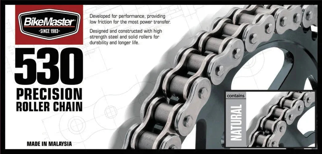 BikeMaster 530x100 Chain - Side View