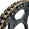 Load image into Gallery viewer, BikeMaster 530x120 BMOR O-Ring Chain - Black/Gold - Main Product View