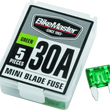 Load image into Gallery viewer, BikeMaster 5Piece 30A Replacement Mini Blade Fuse