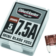 Load image into Gallery viewer, BikeMaster 5Piece 7.5A Replacement Mini Blade Fuse
