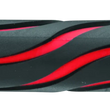 Load image into Gallery viewer, BikeMaster 7/8in Wave Grips - Black/Red