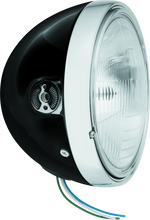 Load image into Gallery viewer, BikeMaster 7in Headlight Side Mount - Black - Main Product View