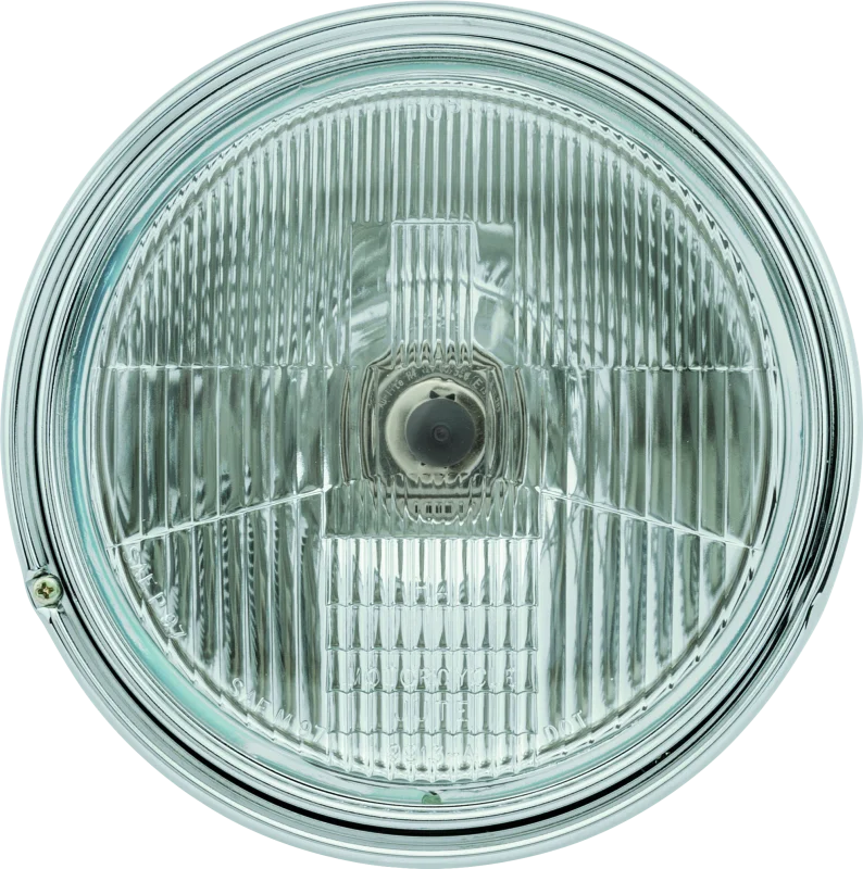BikeMaster 7in Headlight Side Mount - Black - Side View