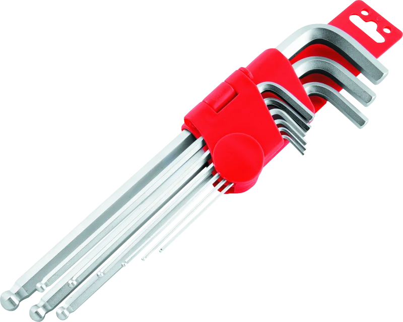 BikeMaster 9-pc Ball End Long Wrench Set - Metric