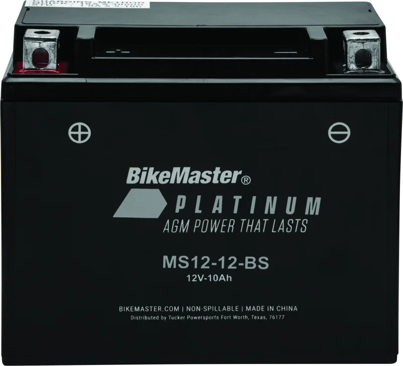 BikeMaster AGM Battery - MS12-12-BS - Main Product View